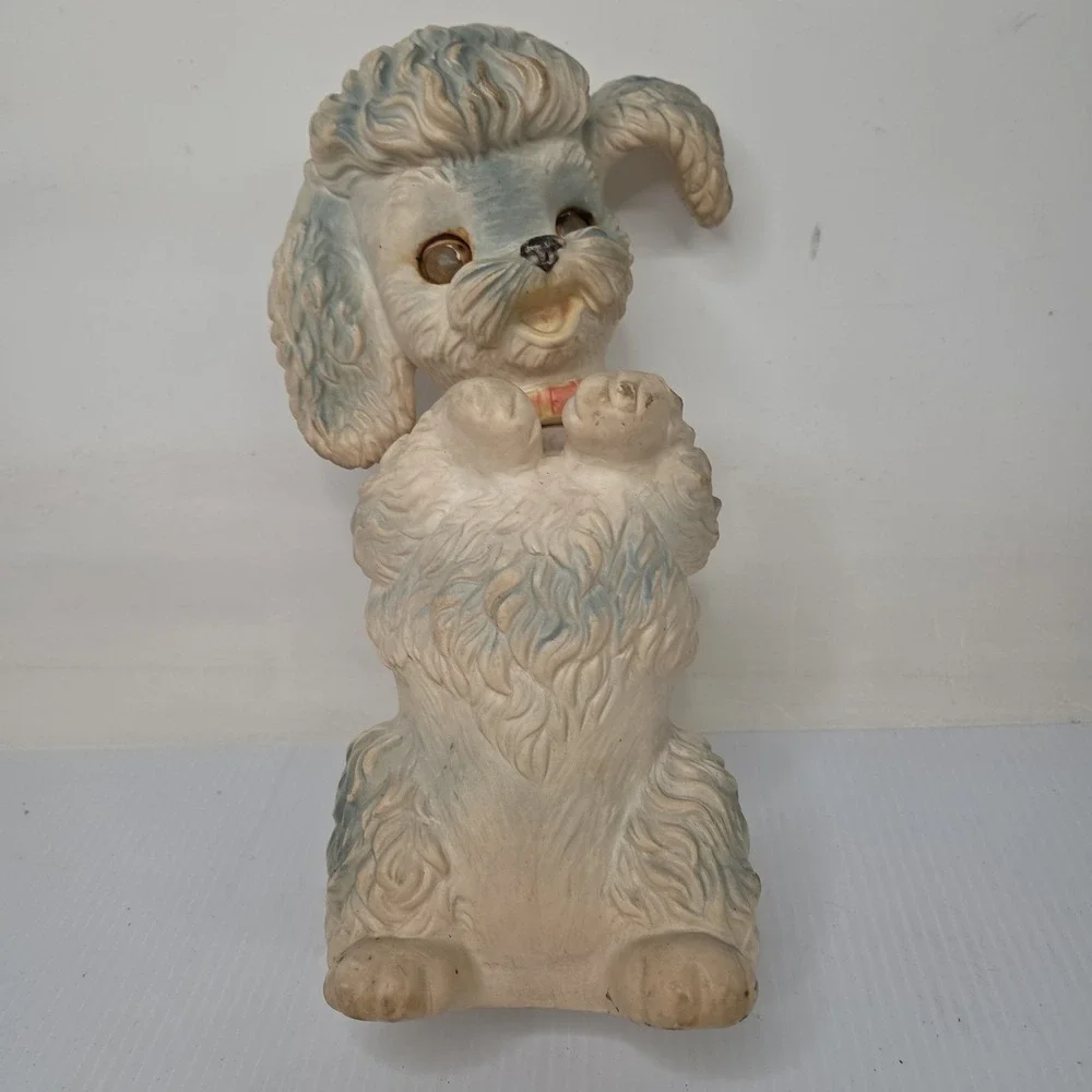 1968 Rubber Squeak Dog Edward Mobley Co Toy